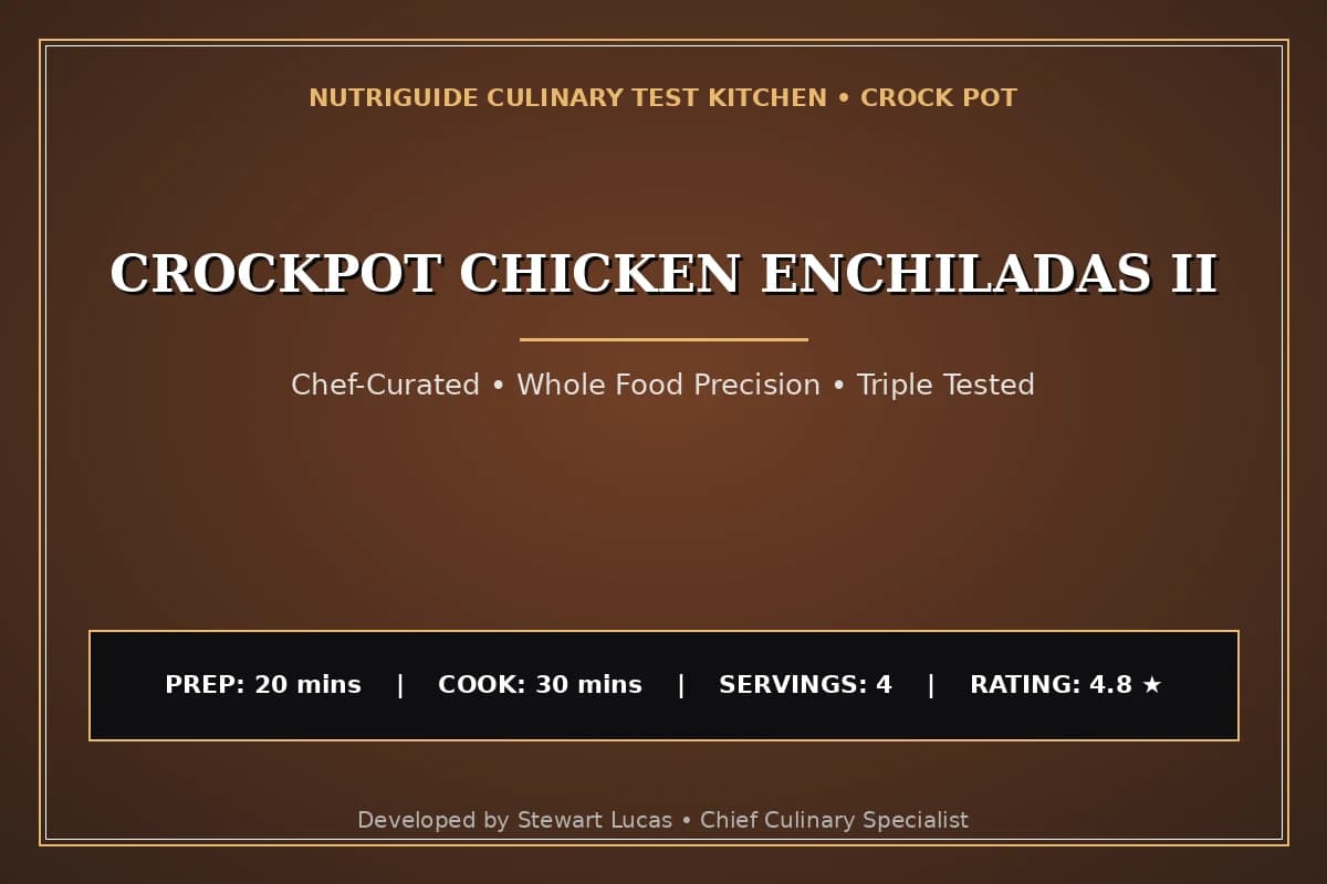 Crockpot Chicken Enchiladas Ii