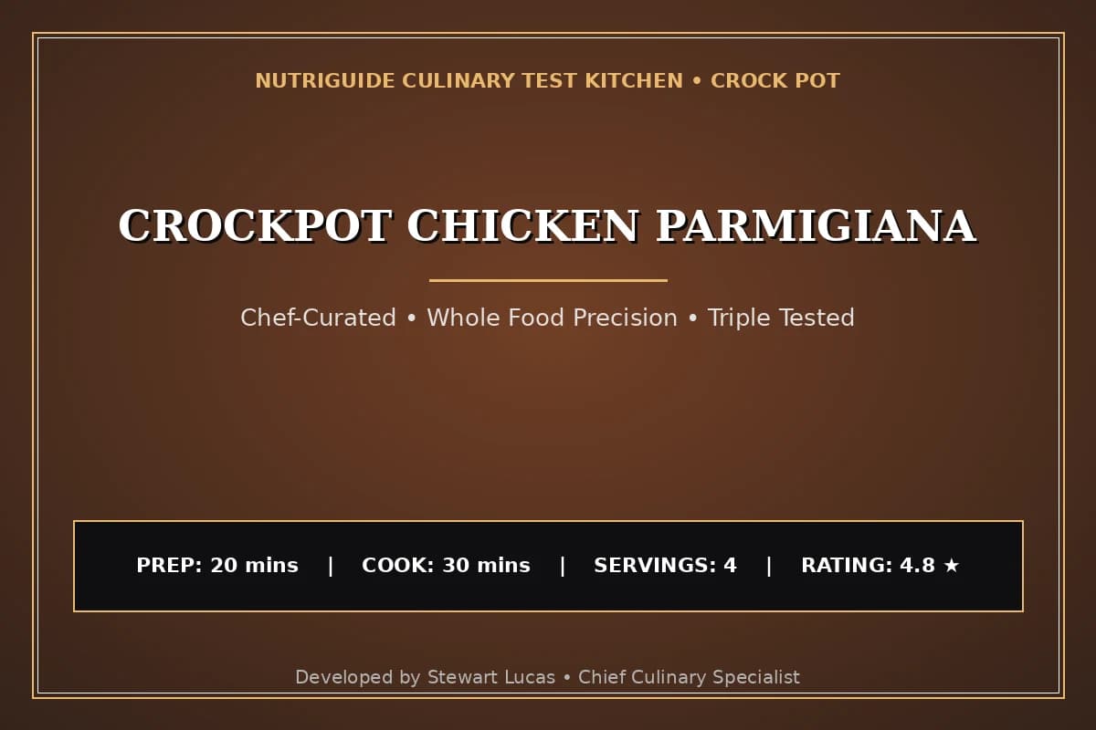 Crockpot Chicken Parmigiana