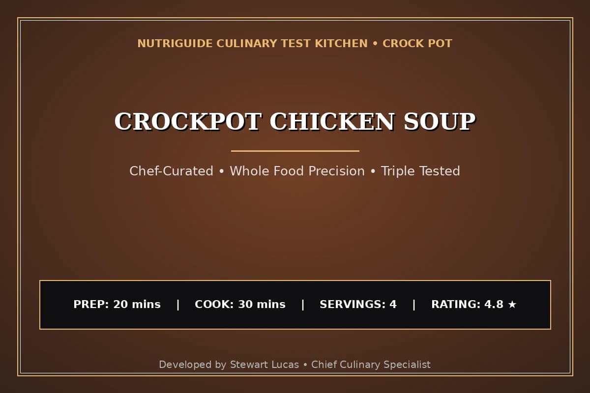 Crockpot Chicken Soup
