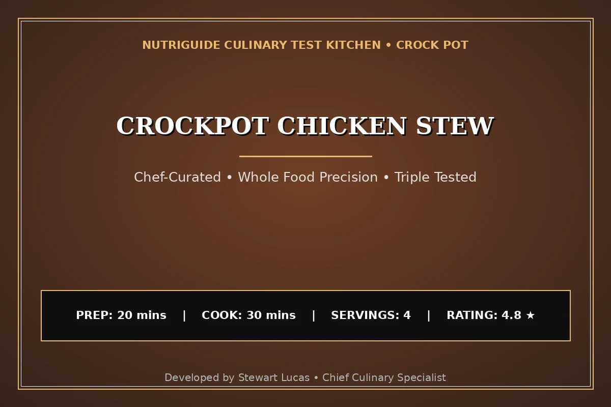 Crockpot Chicken Stew