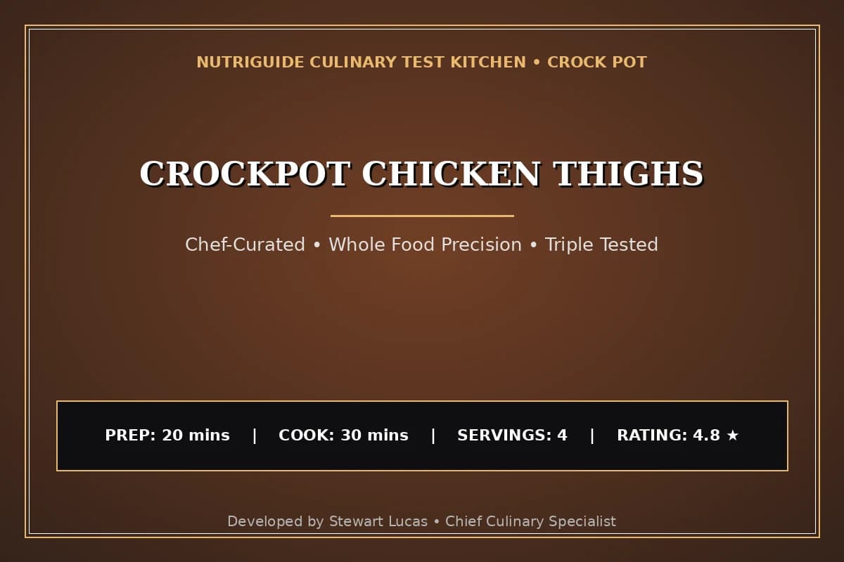 Crockpot Chicken Thighs