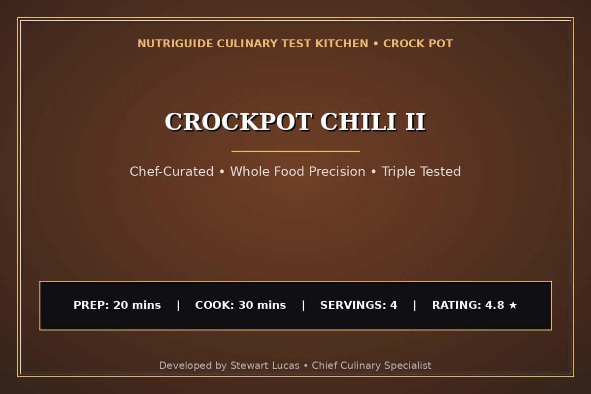 Crockpot Chili Ii