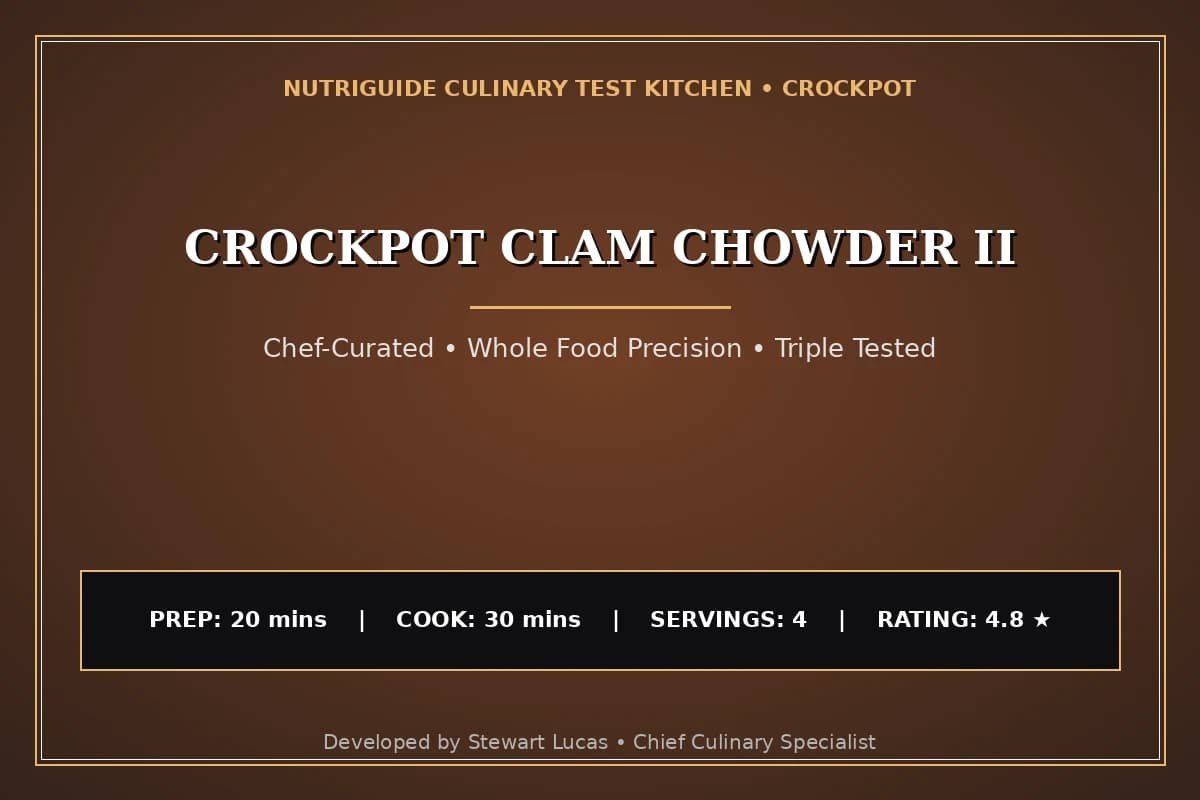 Crockpot Clam Chowder Ii