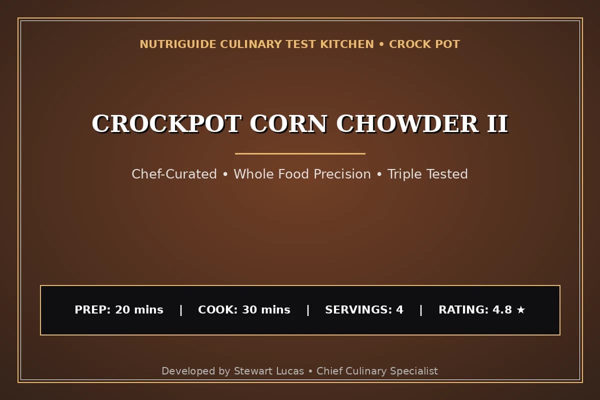 Crockpot Corn Chowder Ii