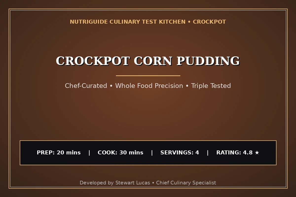 Crockpot Corn Pudding