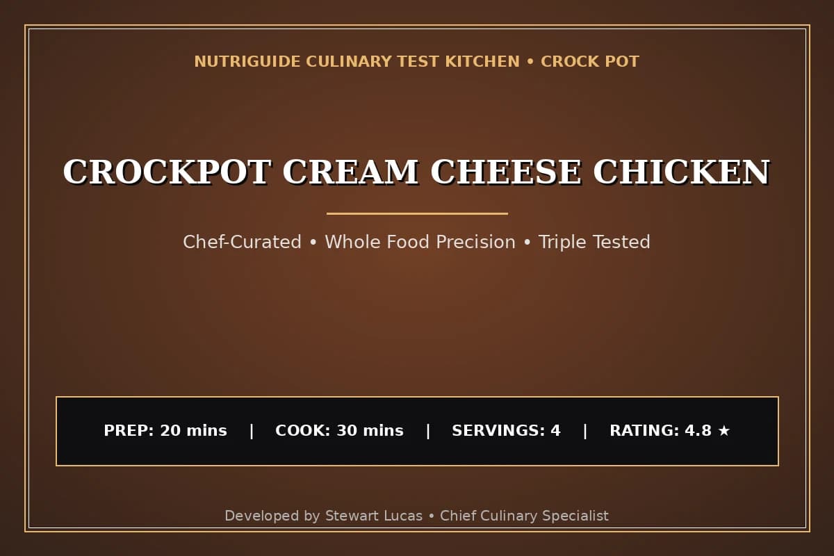 Crockpot Cream Cheese Chicken