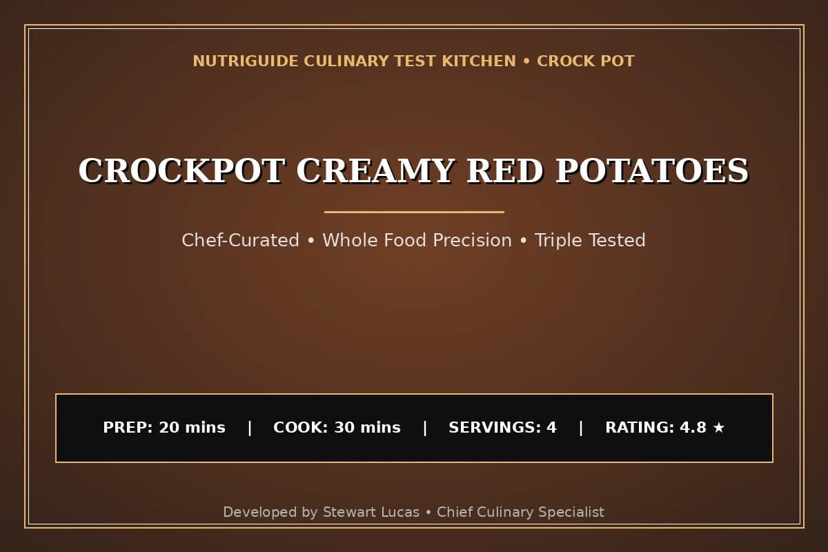 Crockpot Creamy Red Potatoes