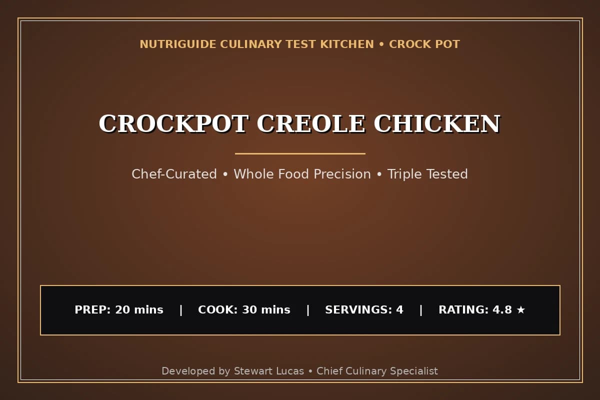 Crockpot Creole Chicken