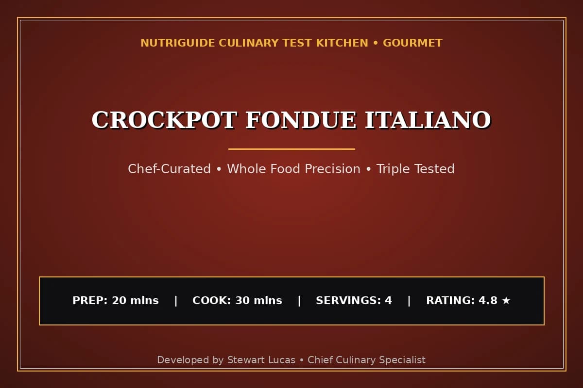 Crockpot Fondue Italiano