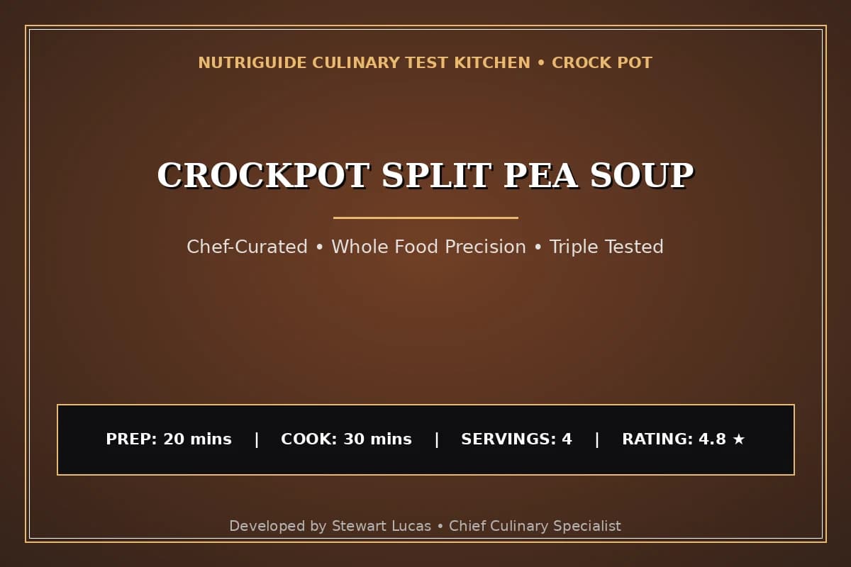 Crockpot Split Pea Soup