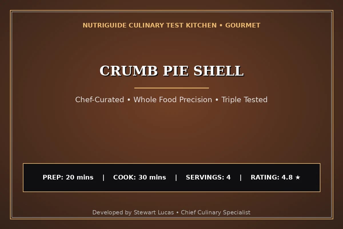 Crumb Pie Shell