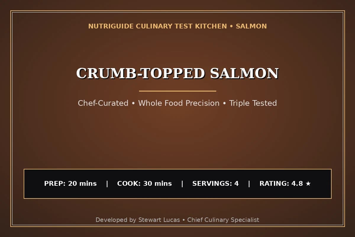 Crumb-Topped Salmon