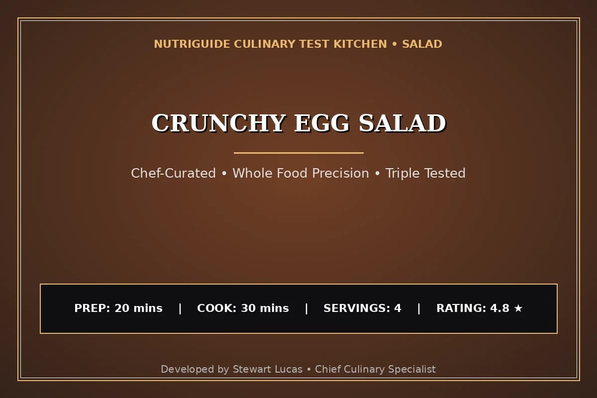 Crunchy Egg Salad