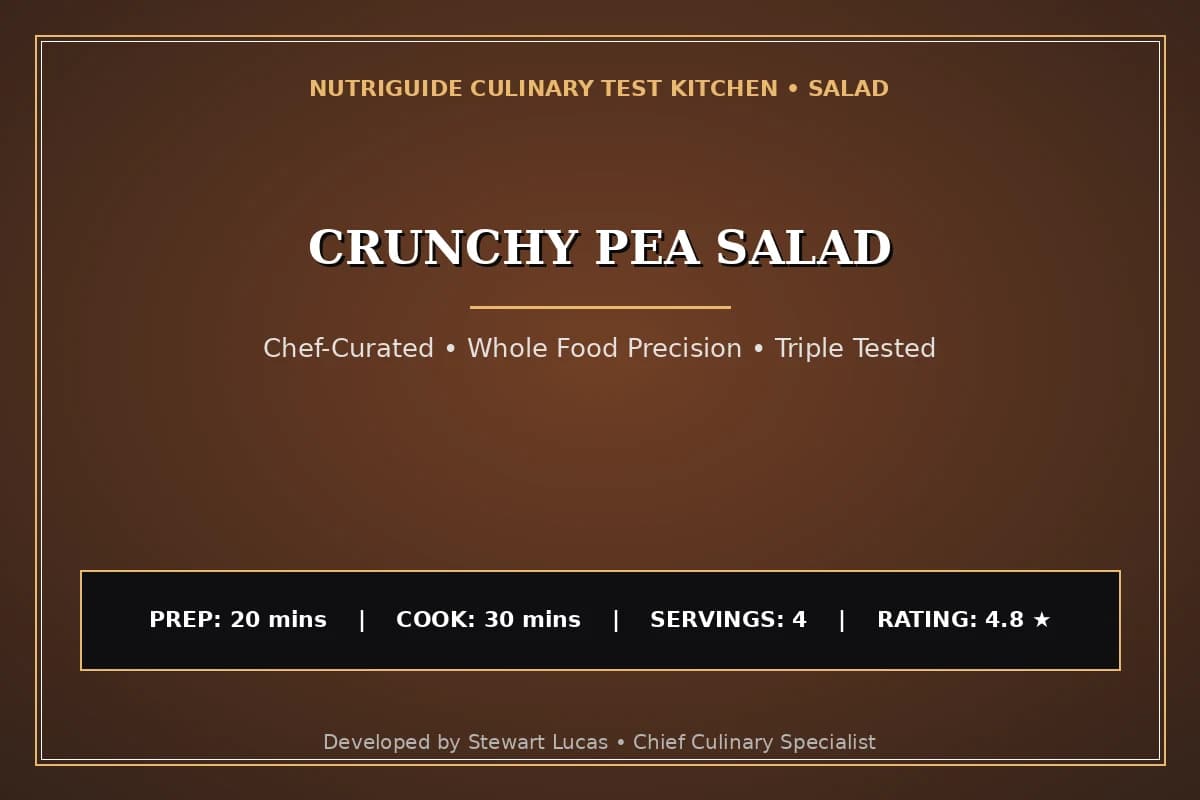 Crunchy Pea Salad