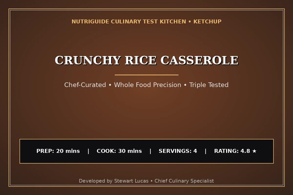 Crunchy Rice Casserole