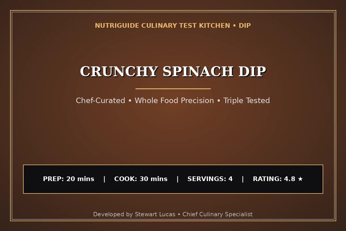 Crunchy Spinach Dip