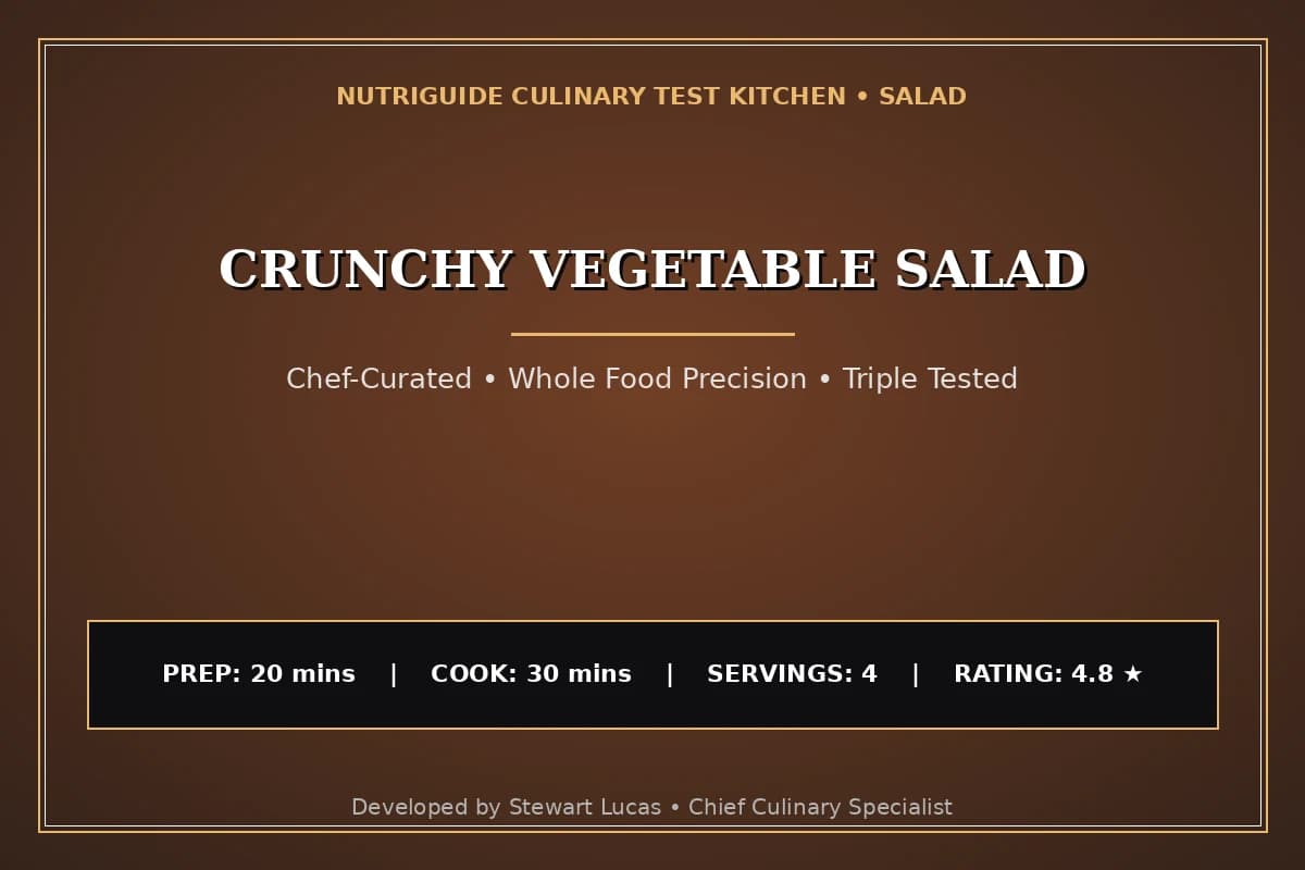 Crunchy Vegetable Salad