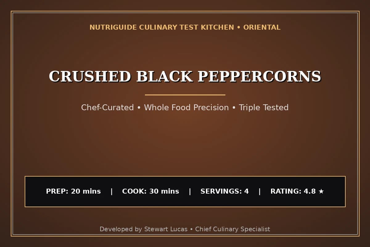 Crushed Black Peppercorns