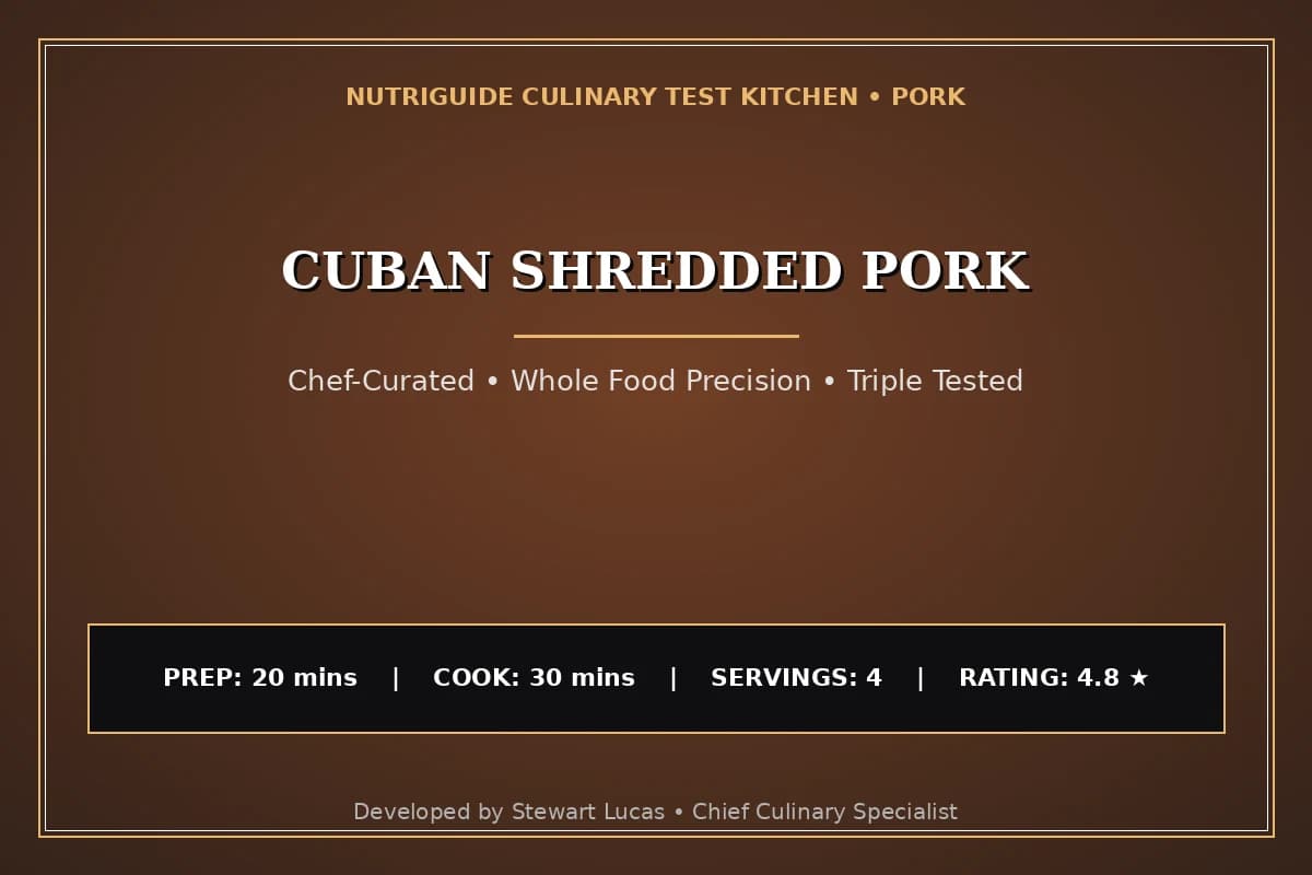 Cuban Shredded Pork
