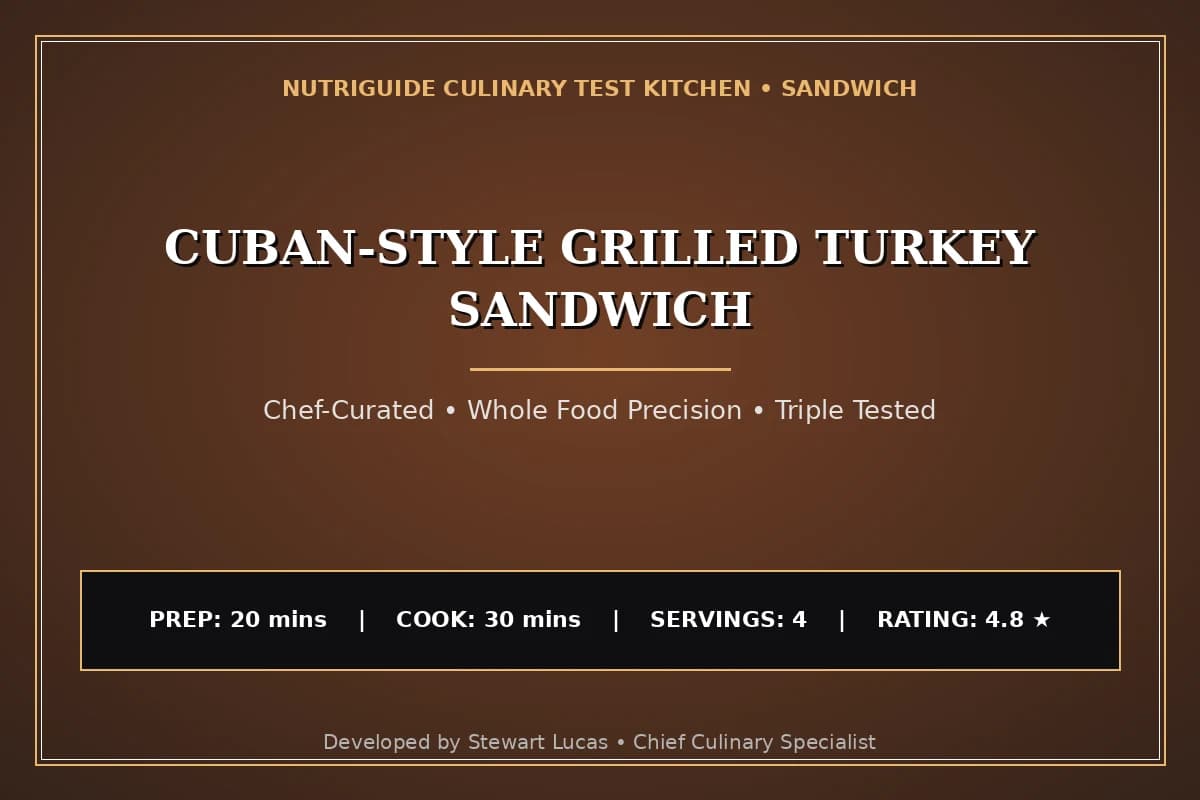 Cuban-Style Grilled Turkey Sandwich