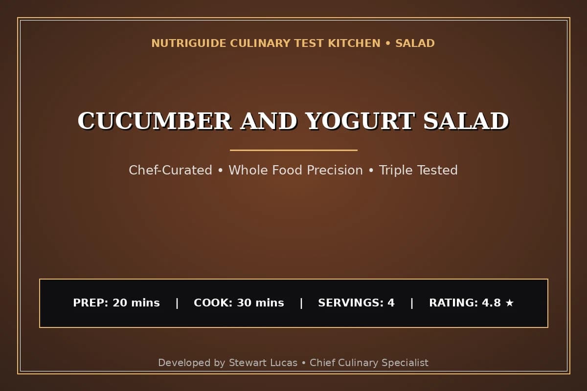 Cucumber And Yogurt Salad