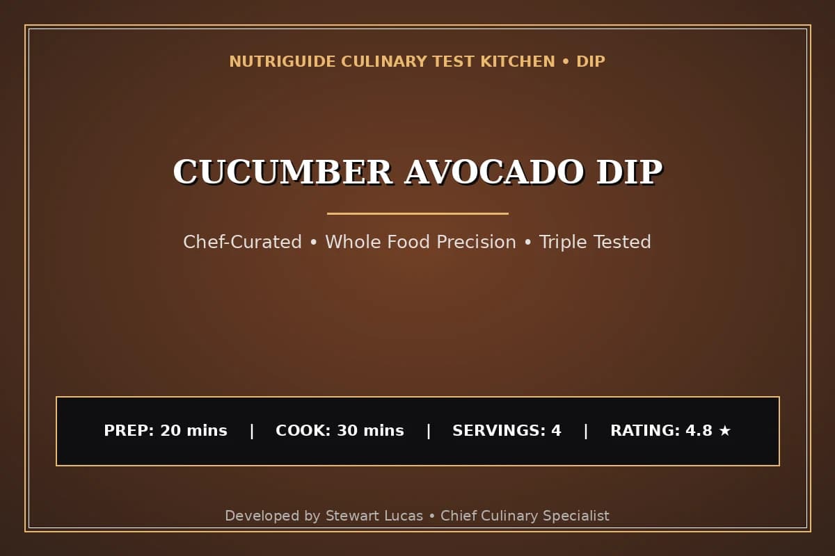 Cucumber Avocado Dip