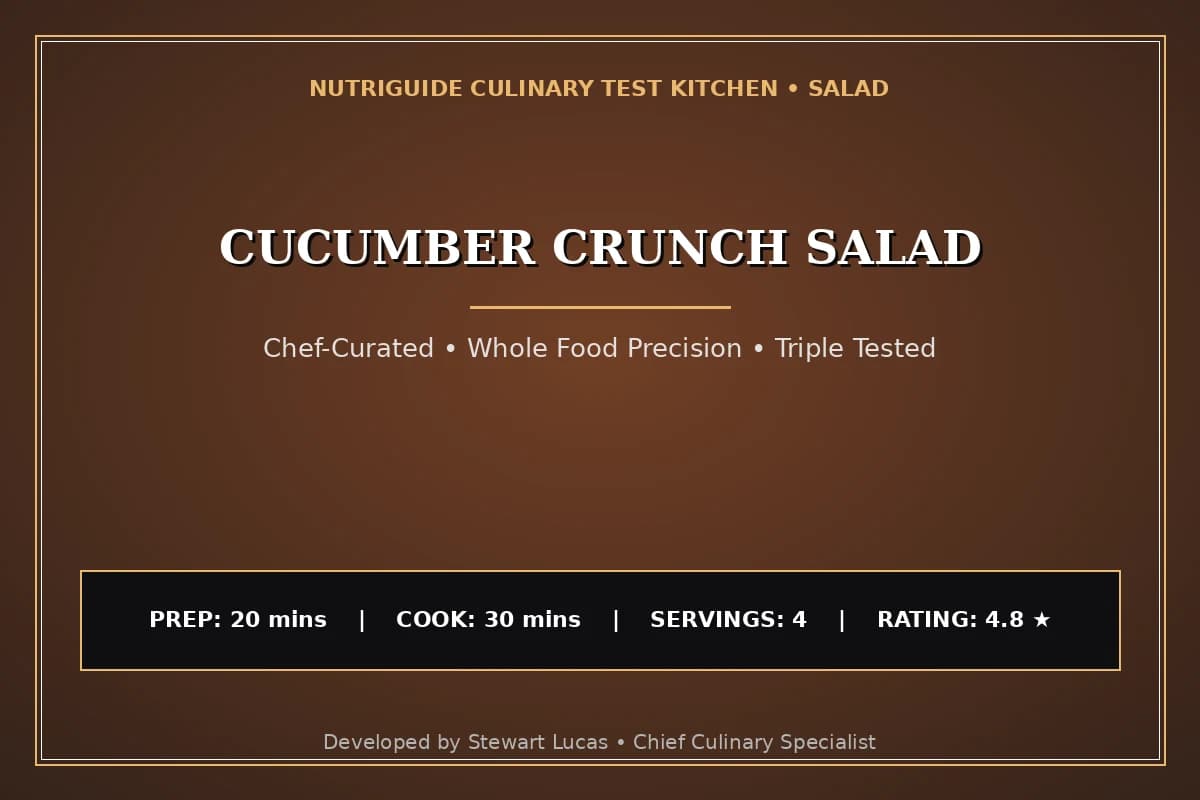 Cucumber Crunch Salad