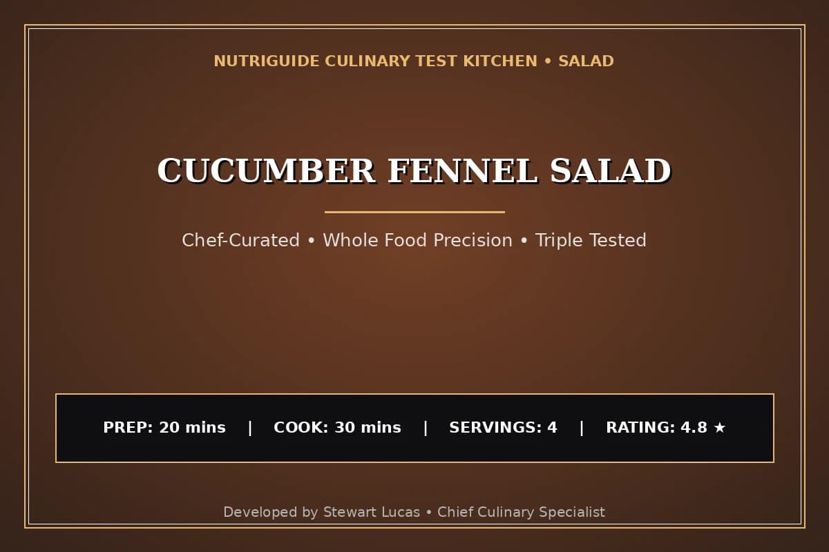 Cucumber Fennel Salad