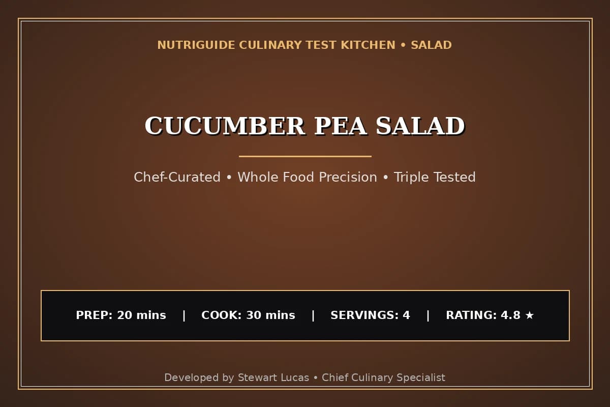 Cucumber Pea Salad