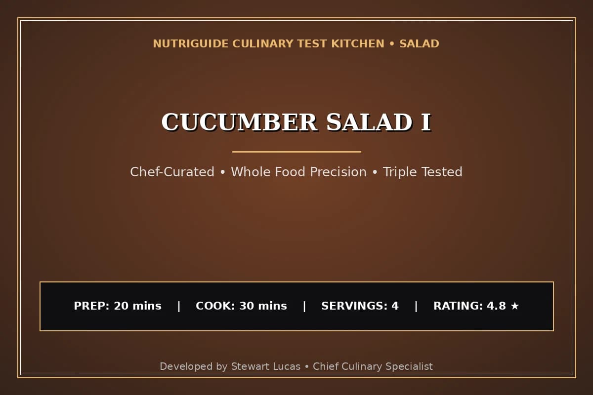 Cucumber Salad I