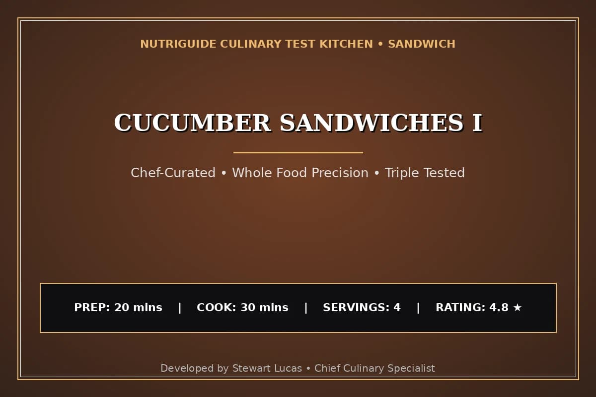 Cucumber Sandwiches I