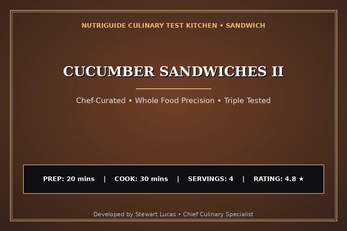 Cucumber Sandwiches Ii