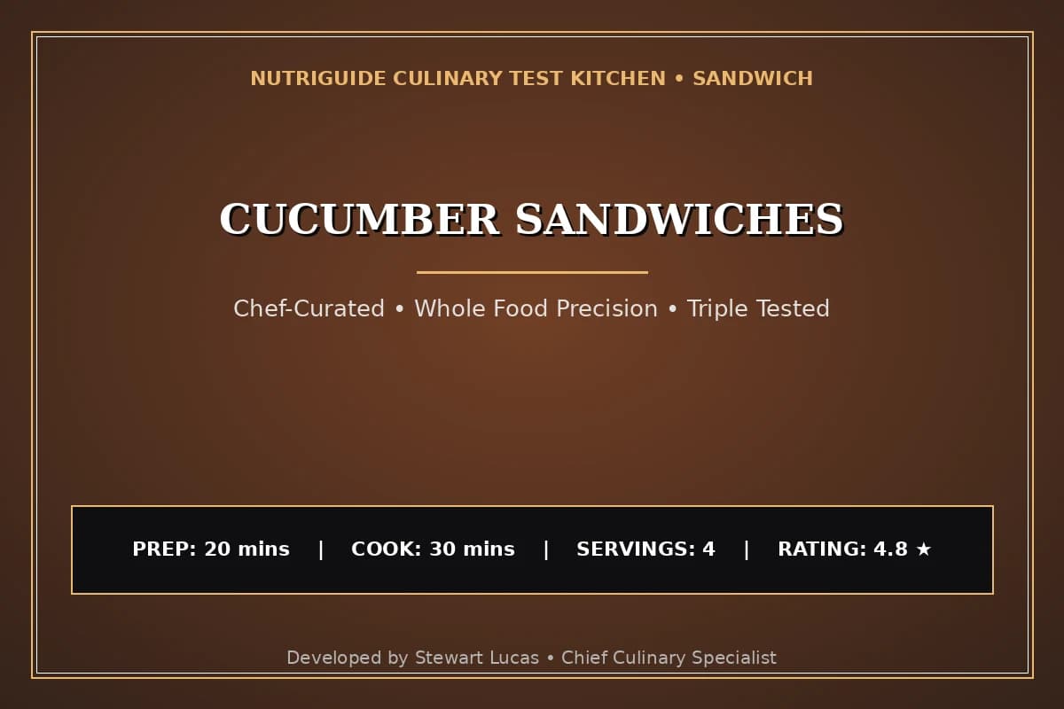 Cucumber Sandwiches