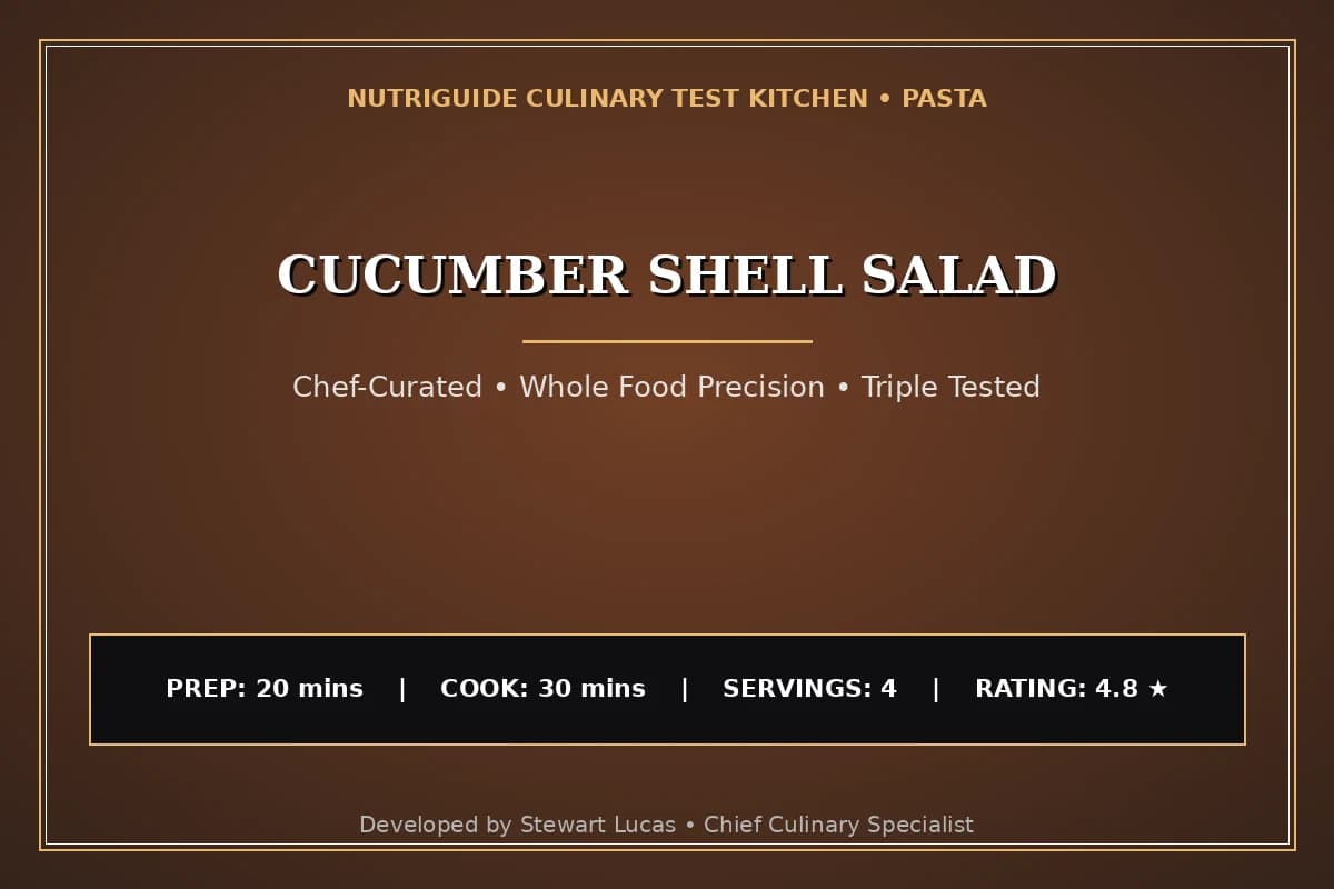 Cucumber Shell Salad