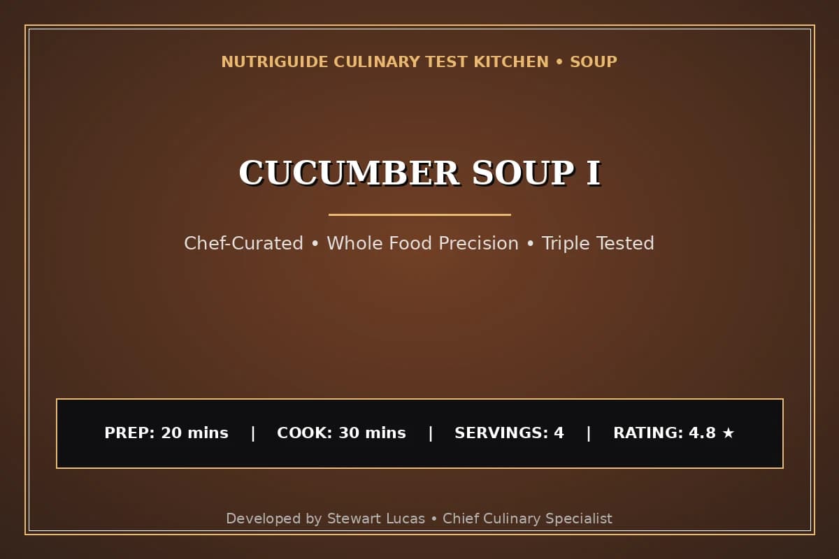 Cucumber Soup I