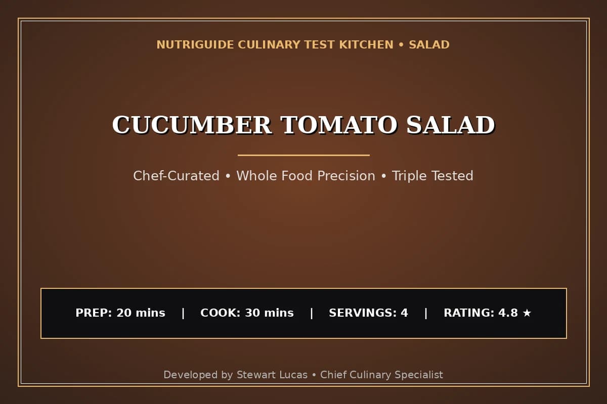 Cucumber Tomato Salad