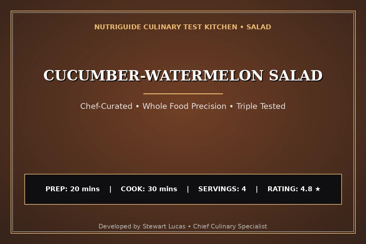 Cucumber-Watermelon Salad