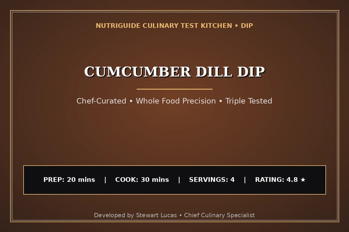 Cumcumber Dill Dip