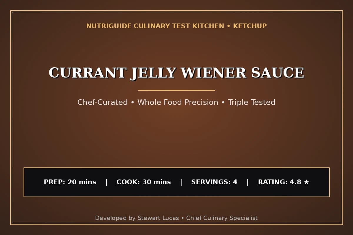 Currant Jelly Wiener Sauce
