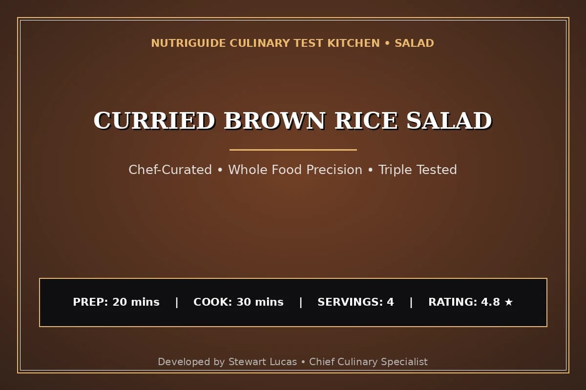 Curried Brown Rice Salad