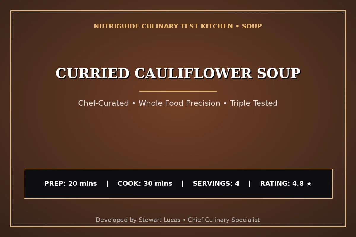Curried Cauliflower Soup