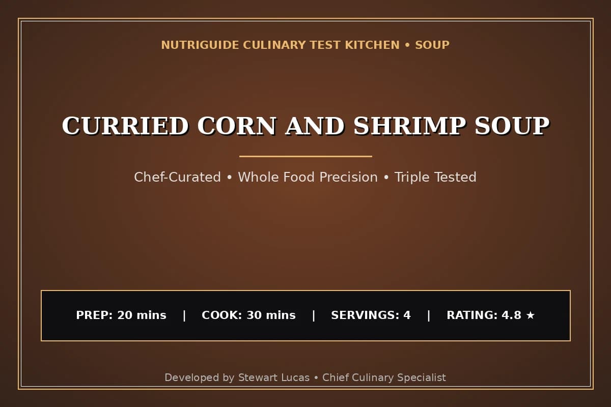 Curried Corn And Shrimp Soup
