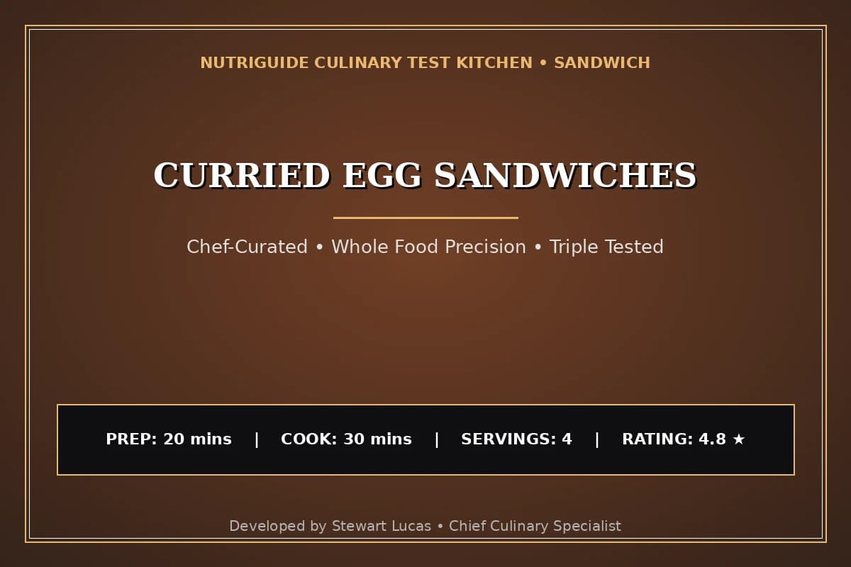 Curried Egg Sandwiches