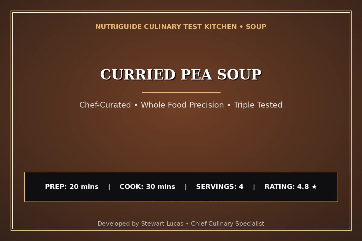 Curried Pea Soup