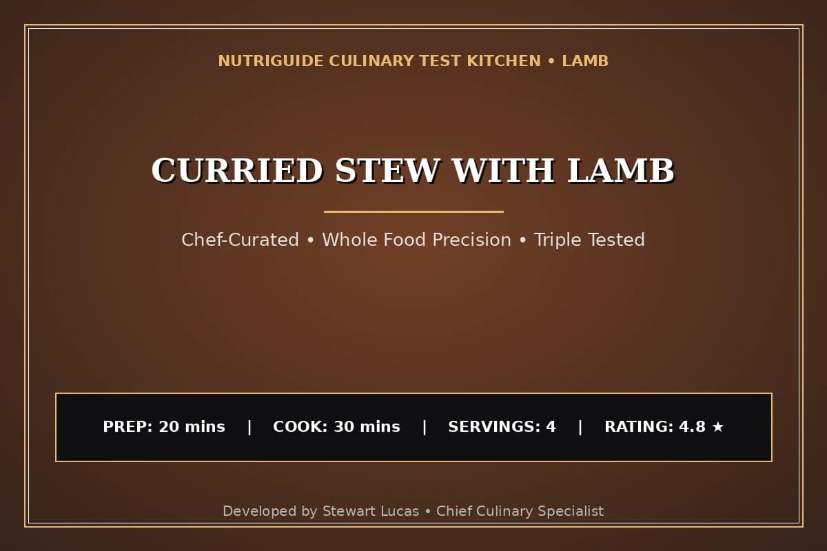 Curried Stew With Lamb