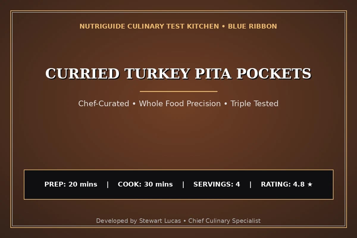 Curried Turkey Pita Pockets