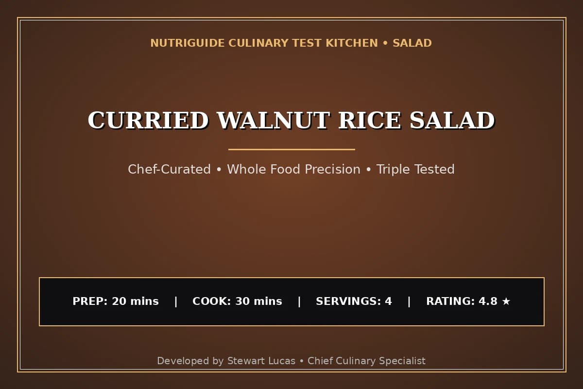 Curried Walnut Rice Salad