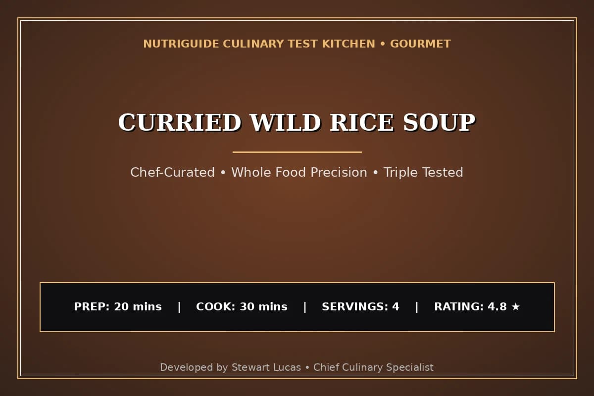 Curried Wild Rice Soup