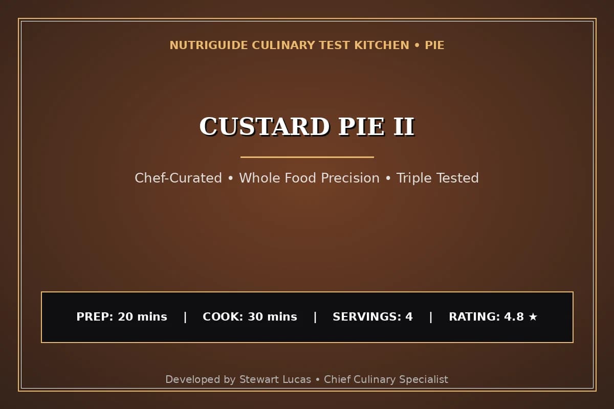 Custard Pie Ii