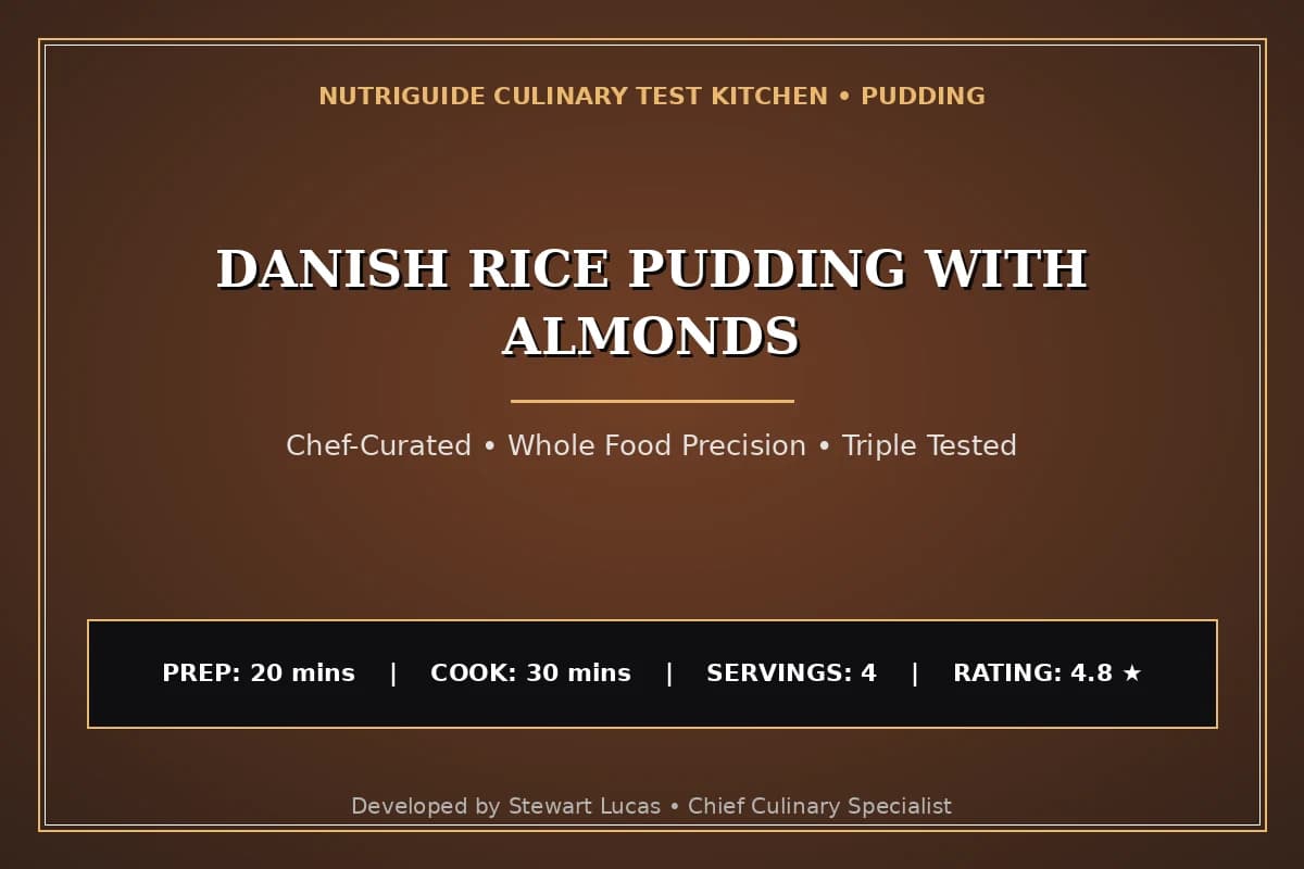 Danish Rice Pudding With Almonds